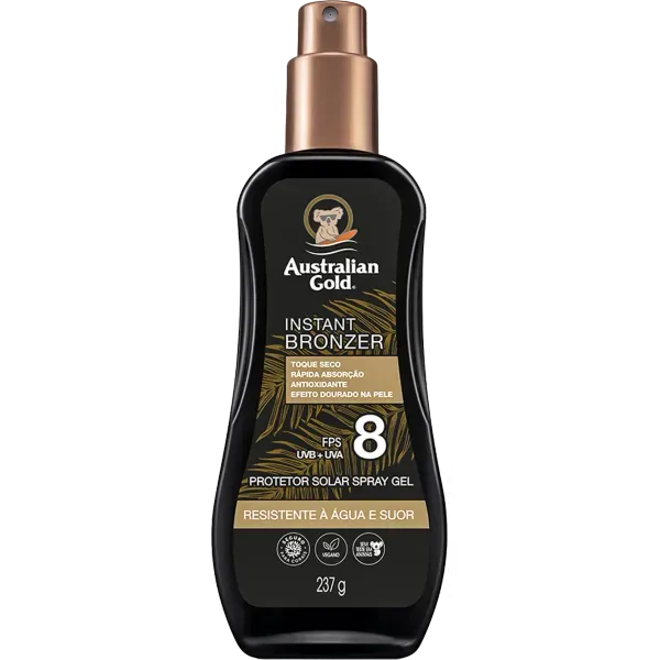 3030 - Protetor Solar em Spray Instant Bronzer FPS8 237g Australian Gold 3030 - Protetor Solar em Spray Instant Bronzer FPS8 237g Australian Gold